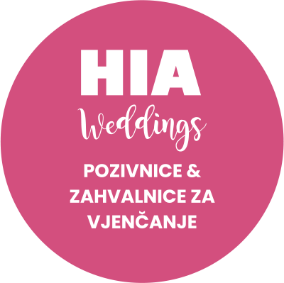 HIA WEDDINGS - Pozivnice i zahvalnice za vjenčanje